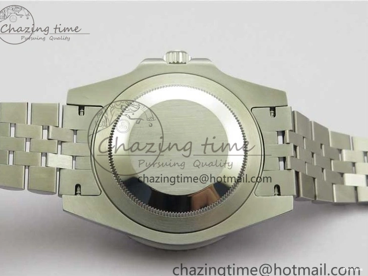 MiroTime 0401 GMT-Master II White Blue Diamonds Bezel 904L Steel GMF Best Edition Black Dial On Jubilee Bracelet SA3285 CHS V Original 2579